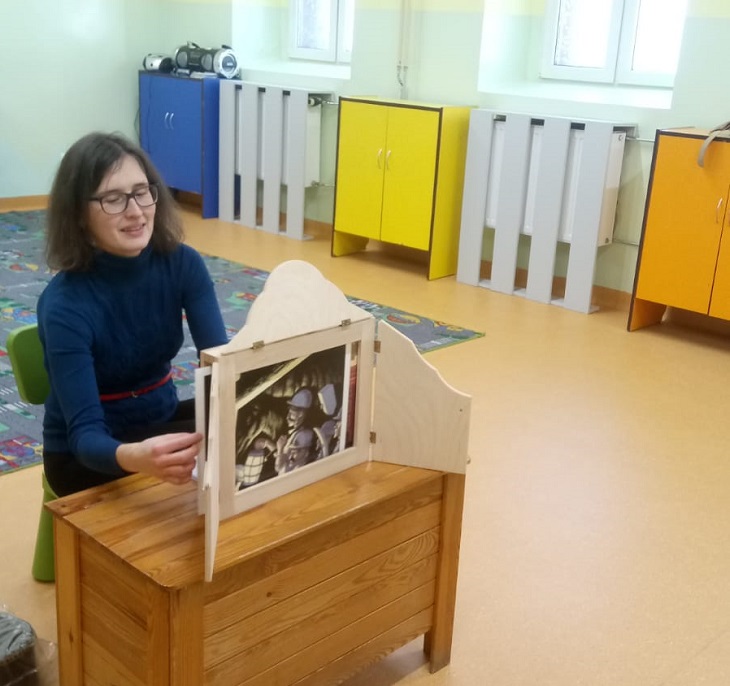 Pani Olimpia Gogolin z Miejskiej Biblioteki Publicznej Filia 17 w Gliwicach