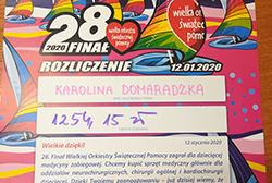 rozliczenie z WOŚP
