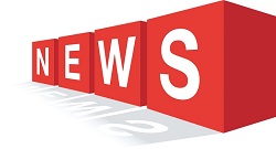 klocki z napisem news