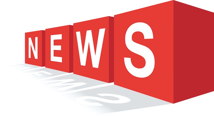 klocki z napisem news