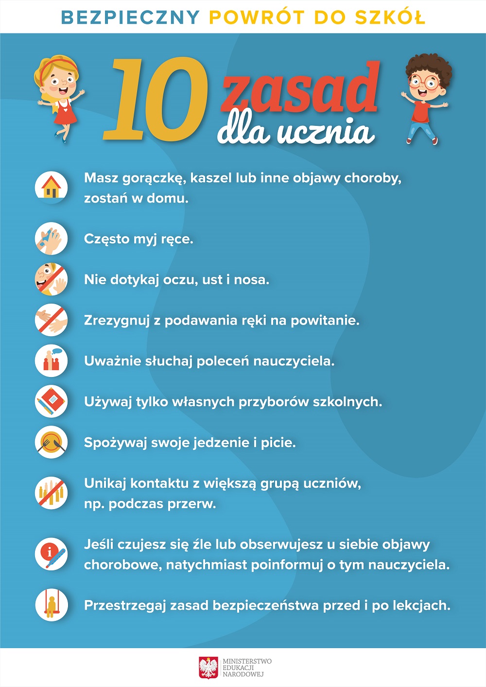 Bezpieczny powrót do szkoły uczniowie 2