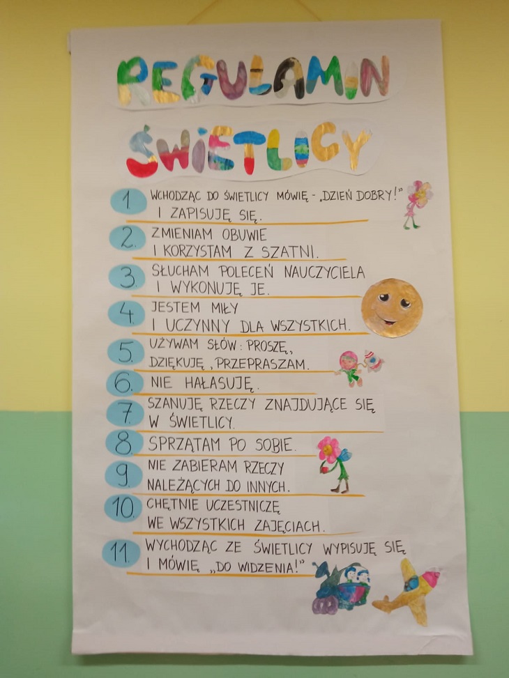 regulamin świetlicy