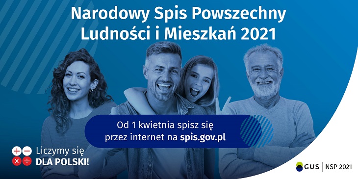 plakat narodowy spis powszechny