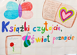 plakat o czytelnictwie