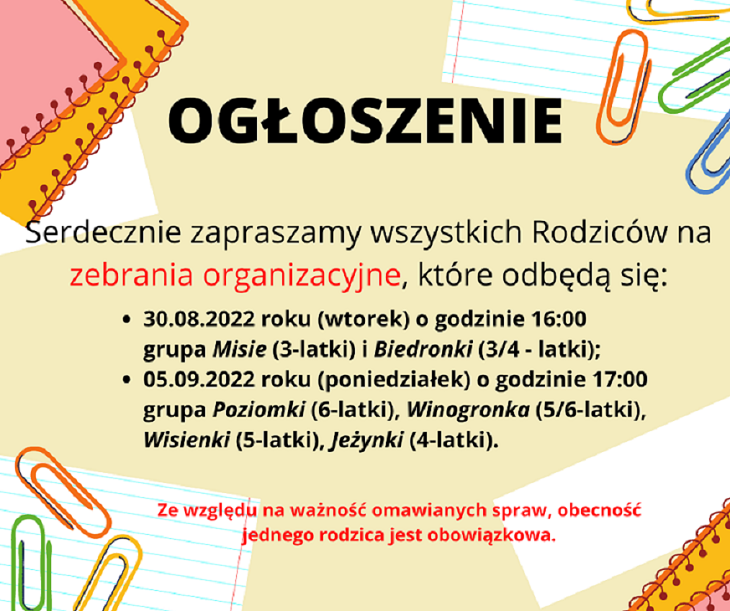 ogłoszenie