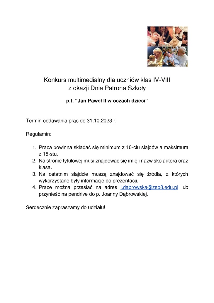 Konkurs Jan Paweł II 1 22