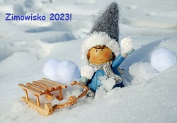 krasnal z sankami