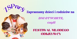 plakat z opisem dnia otwartego