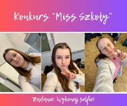 W piątek 8-ego marca wspólnie świętowaliśmy Dzień Kobiet! Z tej okazji odbył się Szkolny konkurs na Miss Szkoły. Uczestniczki konkursu prezentują swoje walory