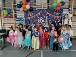 Bąbelki na balu karnawałowym