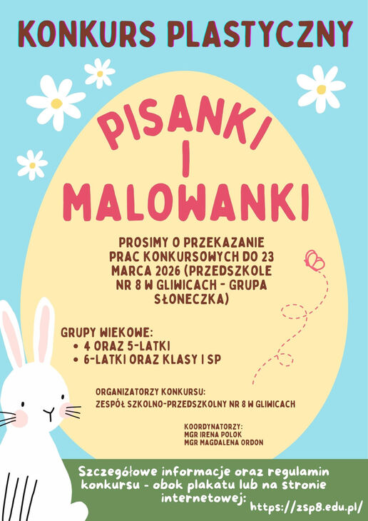 Plakat konkursu plastycznego