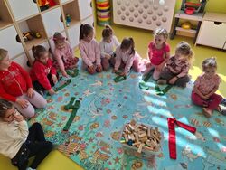 Bąbelki realizujące program ,,Kolorowa matematyka"